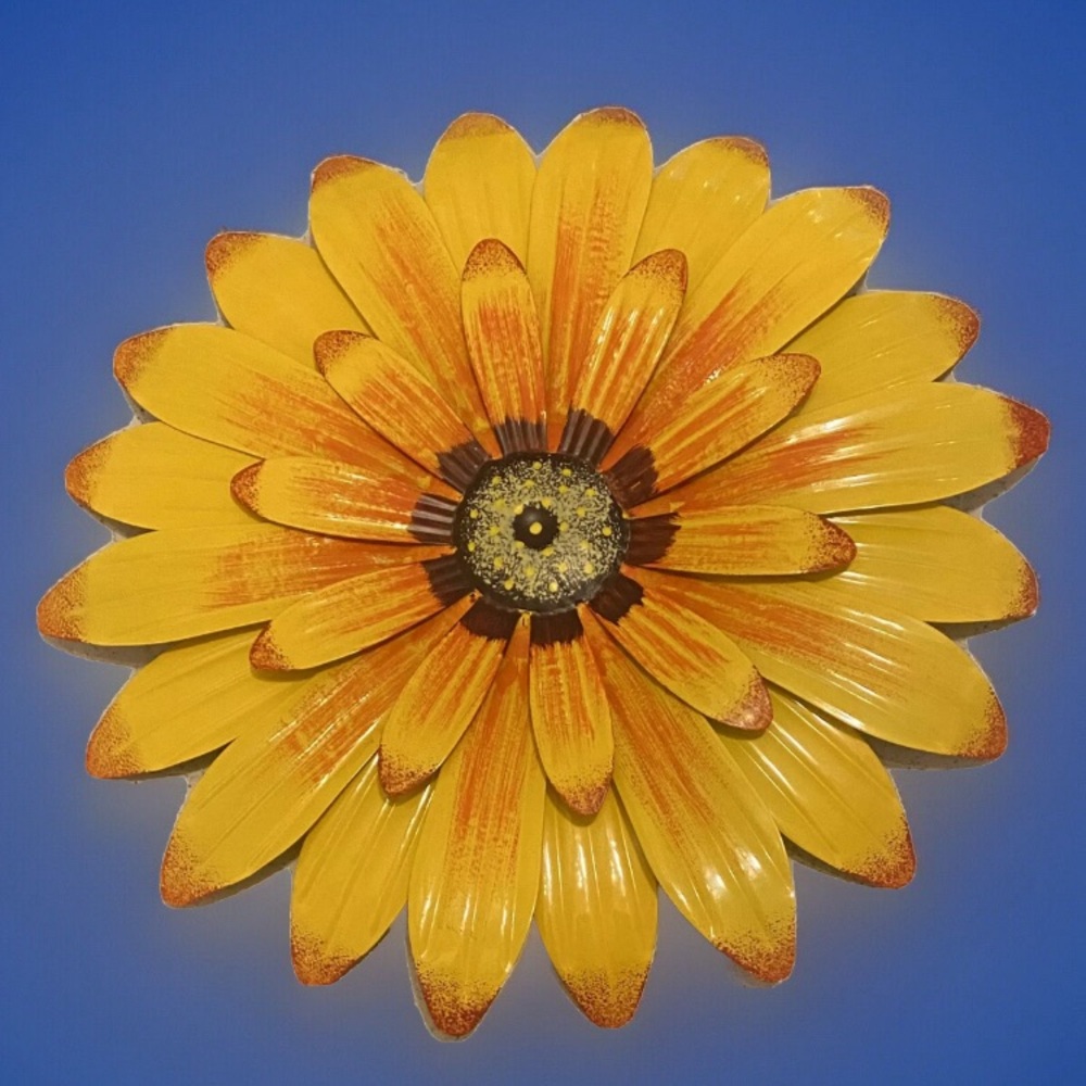 Sunflower Metal Wall Sign 15.9 in. - Picture 2 of 4